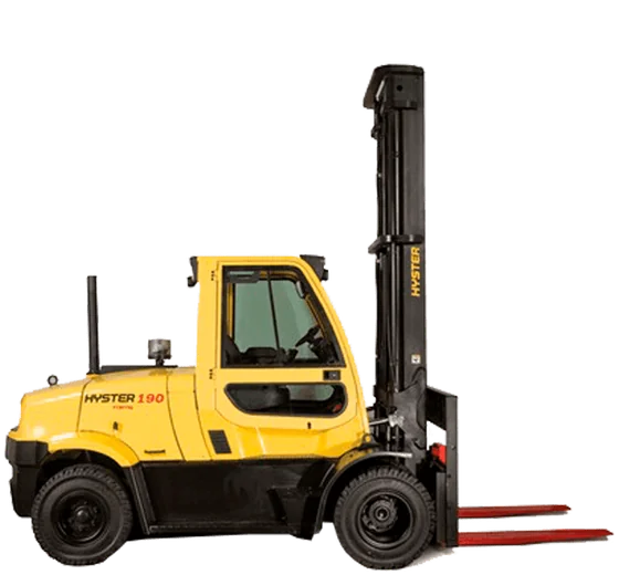 Locação de empilhadeira a diesel Hyster H190 de 9 toneladas